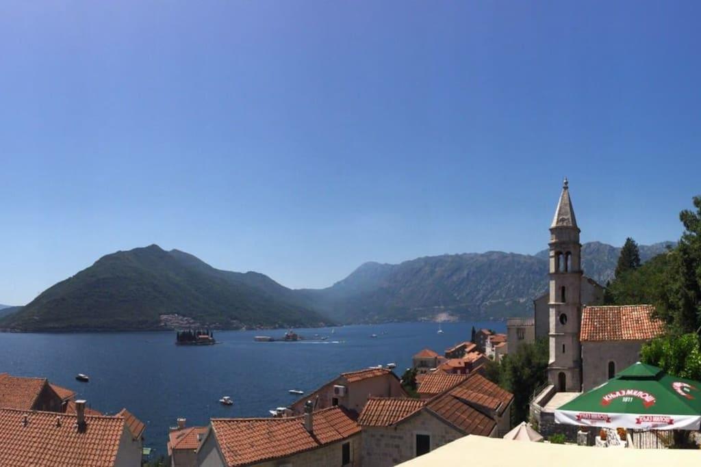 Appartamento Bella Vista Zmukic Perast Esterno foto