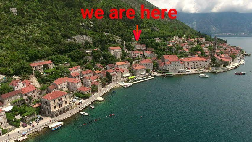 Appartamento Bella Vista Zmukic Perast Esterno foto